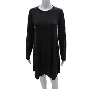 Repeat Womens Sweater Dress Gray Wool Long Sleeve Size XS